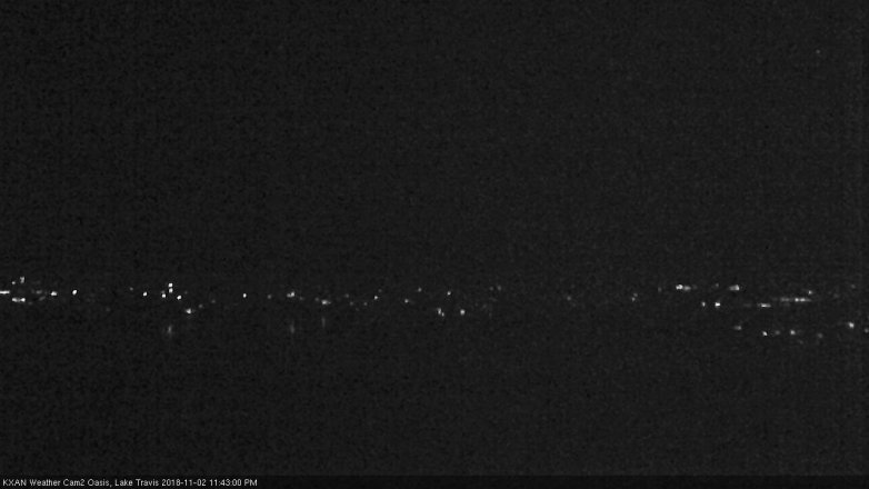 Lake Travis webcam, November 2, 2018 10:45 PM CT