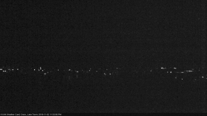 Lake Travis webcam, November 2, 2018 10:55 PM CT