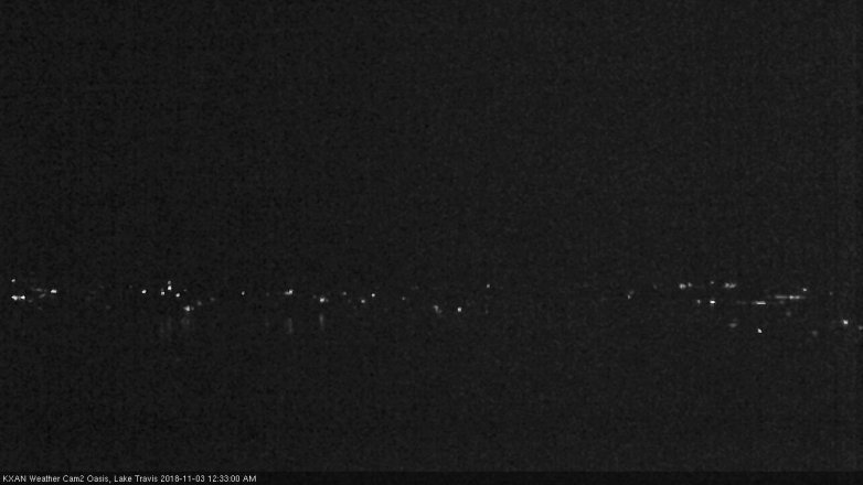 Lake Travis webcam, November 2, 2018 11:35 PM CT