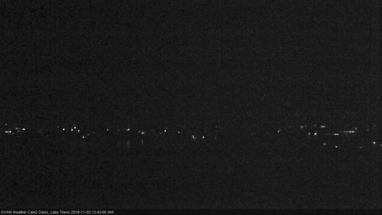 Lake Travis webcam, November 2, 2018 11:45 PM CT