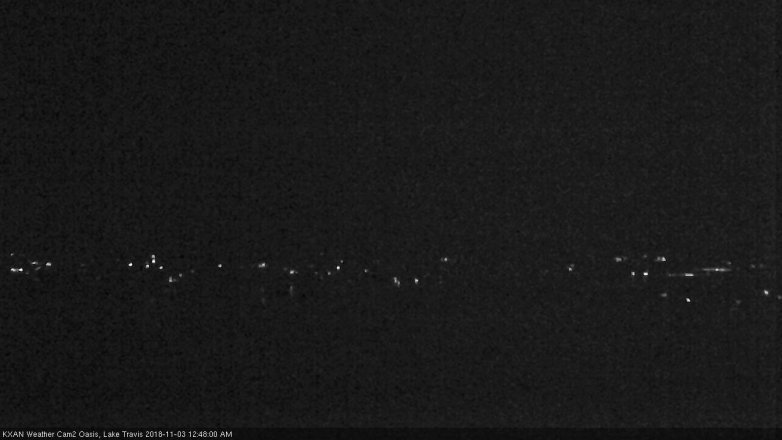 Lake Travis webcam, November 2, 2018 11:50 PM CT
