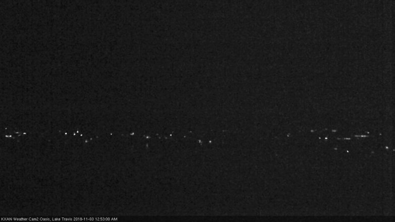 Lake Travis webcam, November 2, 2018 11:55 PM CT