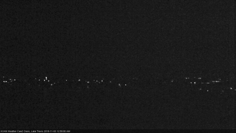 Lake Travis webcam, November 2, 2018 12:00 AM CT