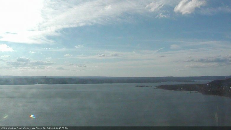 Lake Travis webcam, November 3, 2018 3:50 PM CT