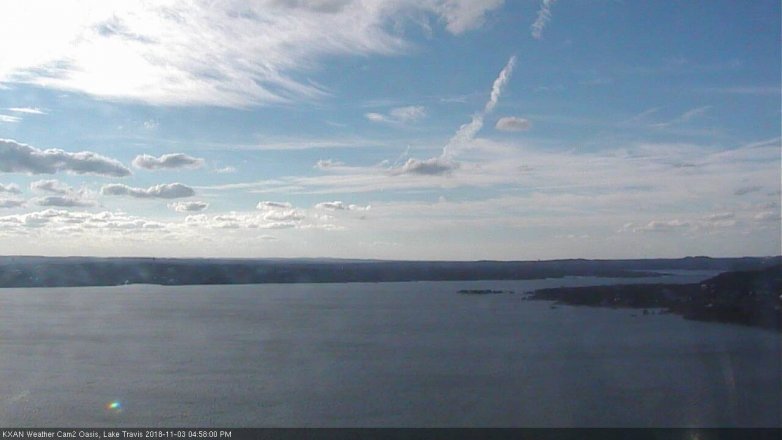 Lake Travis webcam, November 3, 2018 4:00 PM CT