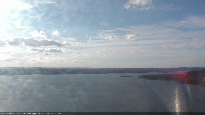 Lake Travis webcam, November 3, 2018 4:25 PM CT