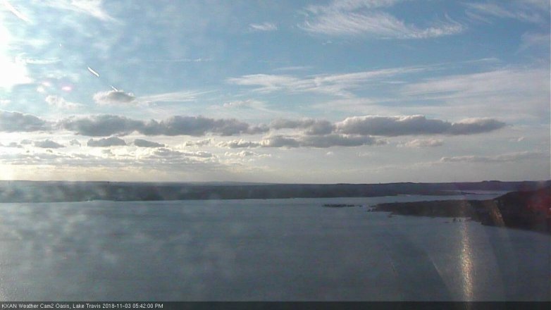 Lake Travis webcam, November 3, 2018 4:45 PM CT