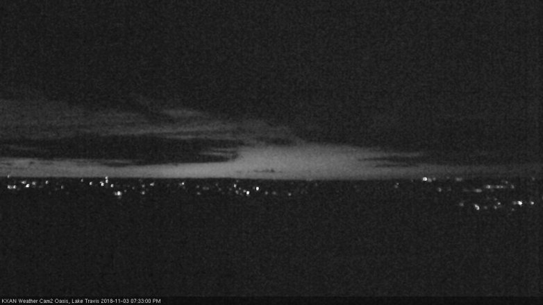 Lake Travis webcam, November 3, 2018 6:35 PM CT