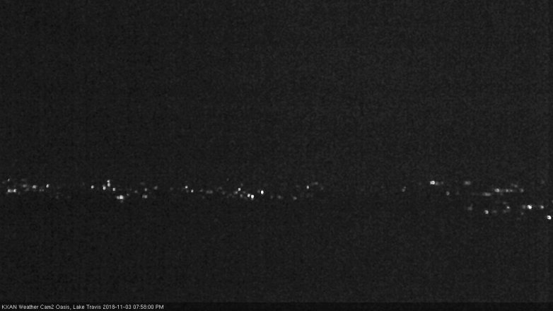 Lake Travis webcam, November 3, 2018 7:00 PM CT