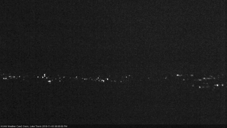 Lake Travis webcam, November 3, 2018 7:10 PM CT