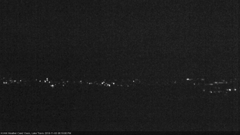 Lake Travis webcam, November 3, 2018 7:20 PM CT