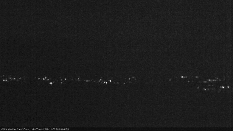 Lake Travis webcam, November 3, 2018 7:25 PM CT