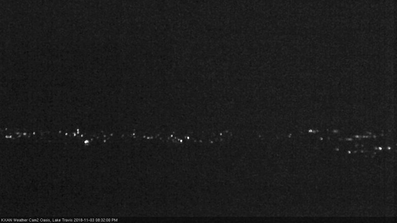 Lake Travis webcam, November 3, 2018 7:35 PM CT
