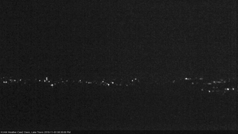 Lake Travis webcam, November 3, 2018 7:40 PM CT