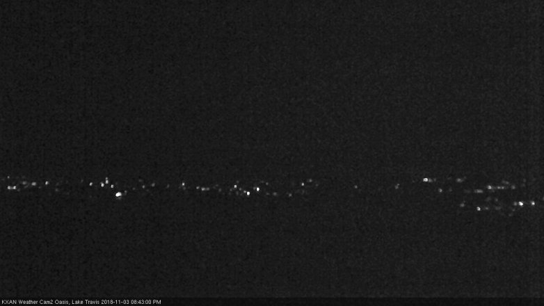 Lake Travis webcam, November 3, 2018 7:45 PM CT
