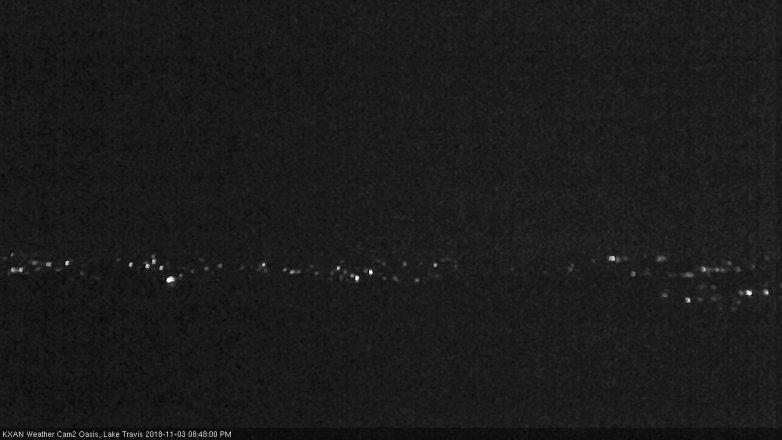 Lake Travis webcam, November 3, 2018 7:50 PM CT