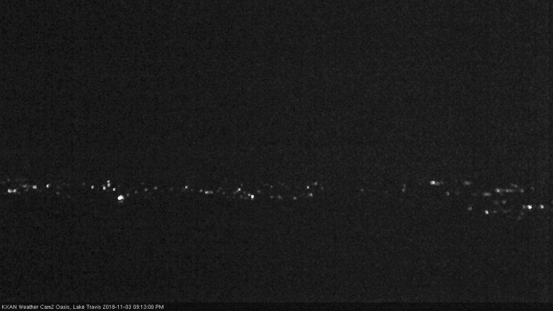 Lake Travis webcam, November 3, 2018 8:15 PM CT