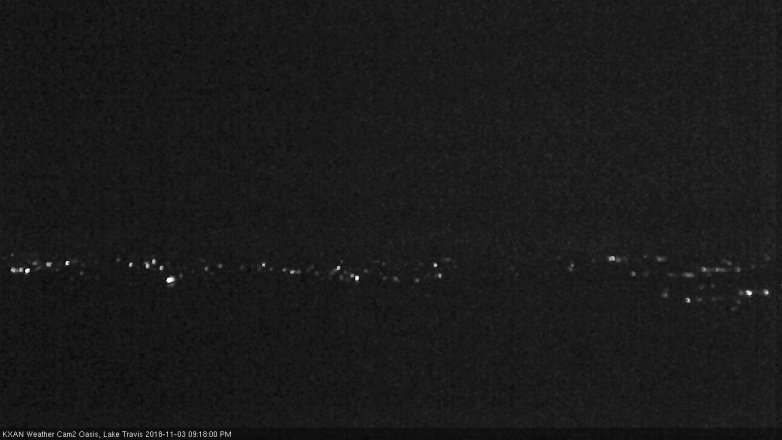 Lake Travis webcam, November 3, 2018 8:20 PM CT