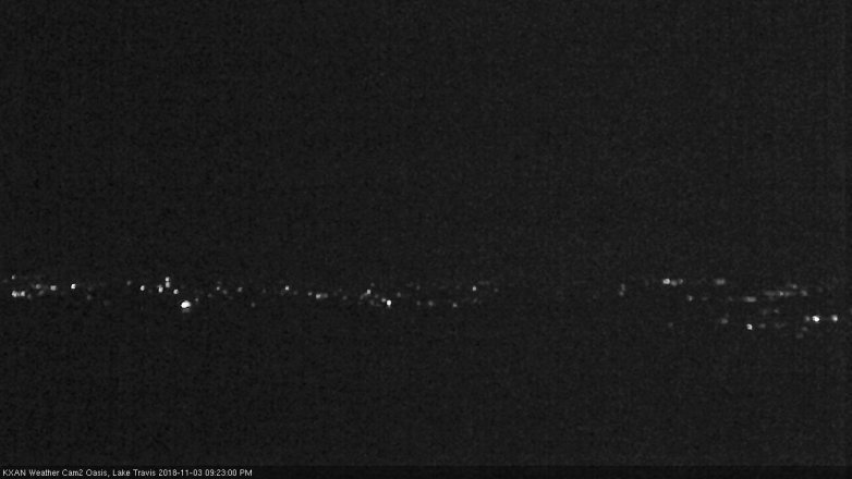 Lake Travis webcam, November 3, 2018 8:25 PM CT