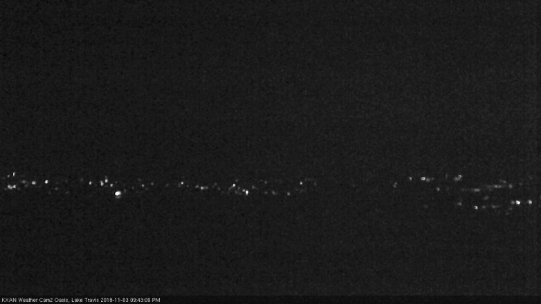 Lake Travis webcam, November 3, 2018 8:45 PM CT
