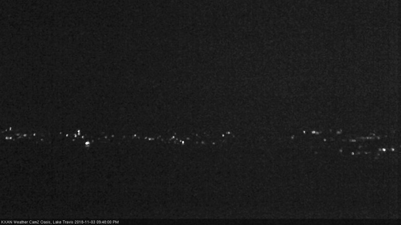 Lake Travis webcam, November 3, 2018 8:50 PM CT