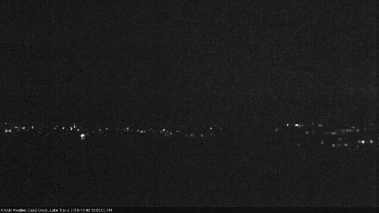 Lake Travis webcam, November 3, 2018 9:05 PM CT