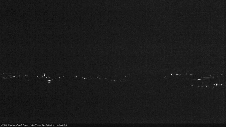 Lake Travis webcam, November 3, 2018 10:05 PM CT