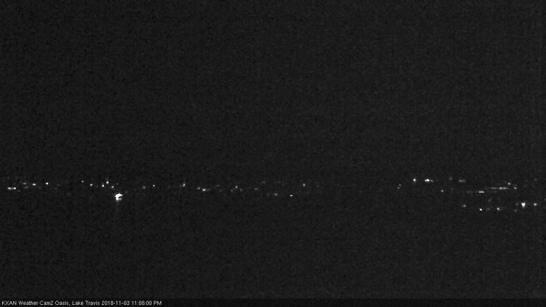 Lake Travis webcam, November 3, 2018 10:10 PM CT