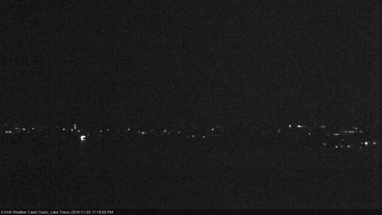 Lake Travis webcam, November 3, 2018 10:20 PM CT