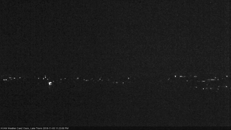 Lake Travis webcam, November 3, 2018 10:25 PM CT