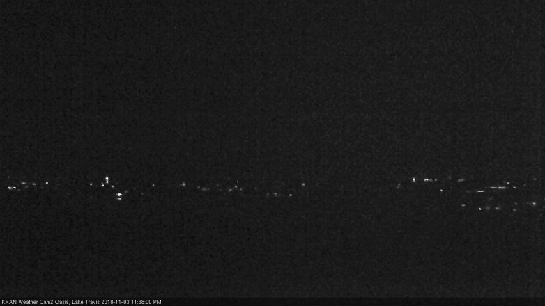 Lake Travis webcam, November 3, 2018 10:40 PM CT