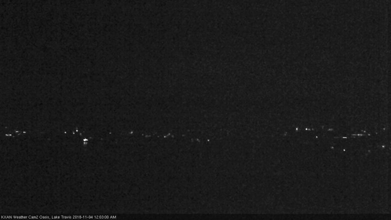 Lake Travis webcam, November 3, 2018 11:05 PM CT
