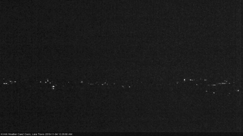 Lake Travis webcam, November 3, 2018 11:30 PM CT