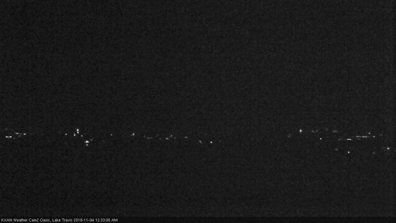 Lake Travis webcam, November 3, 2018 11:35 PM CT