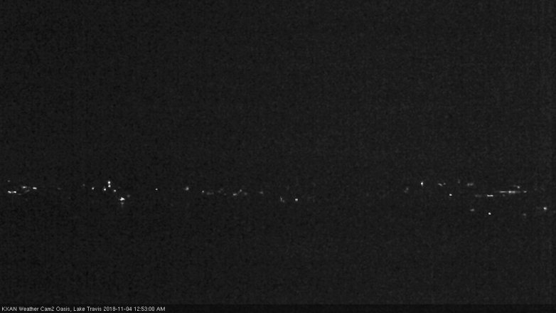 Lake Travis webcam, November 3, 2018 11:55 PM CT