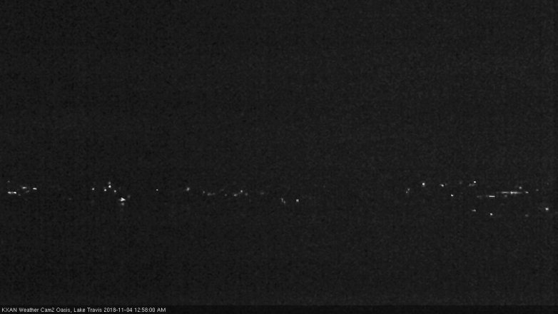 Lake Travis webcam, November 3, 2018 12:00 AM CT