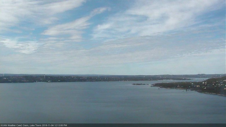 Lake Travis webcam, November 4, 2018 11:15 AM CT