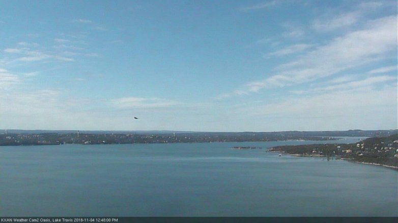 Lake Travis webcam, November 4, 2018 11:50 AM CT