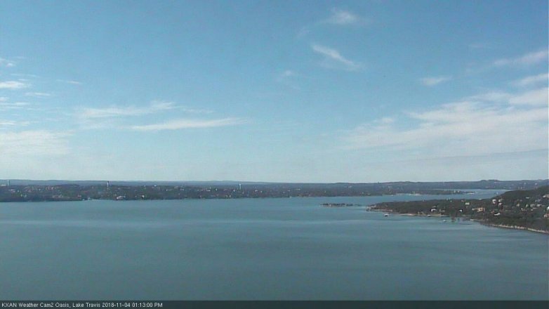 Lake Travis webcam, November 4, 2018 12:15 PM CT