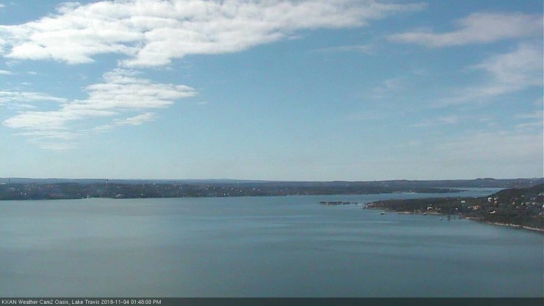 Lake Travis webcam, November 4, 2018 12:50 PM CT