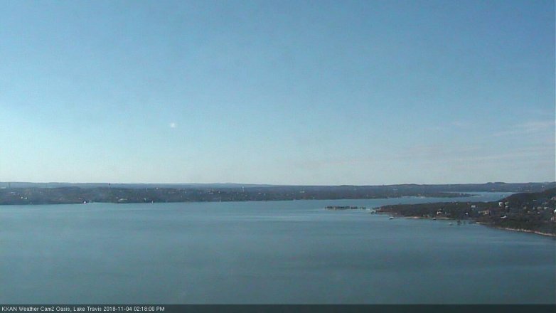 Lake Travis webcam, November 4, 2018 1:20 PM CT