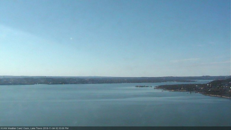 Lake Travis webcam, November 4, 2018 1:35 PM CT