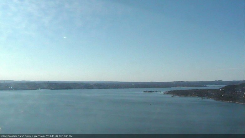 Lake Travis webcam, November 4, 2018 2:15 PM CT