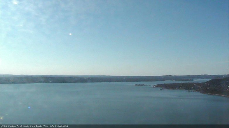 Lake Travis webcam, November 4, 2018 2:30 PM CT