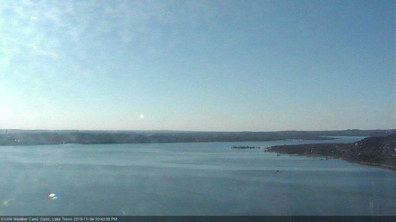 Lake Travis webcam, November 4, 2018 2:45 PM CT