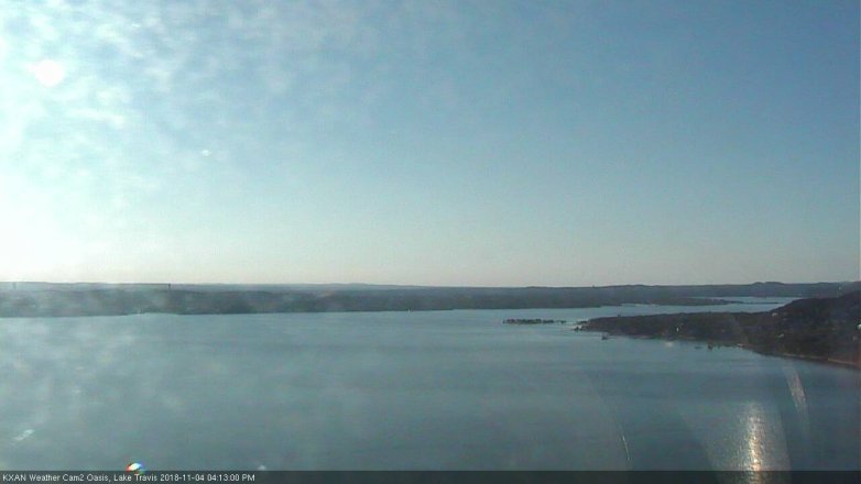 Lake Travis webcam, November 4, 2018 3:15 PM CT