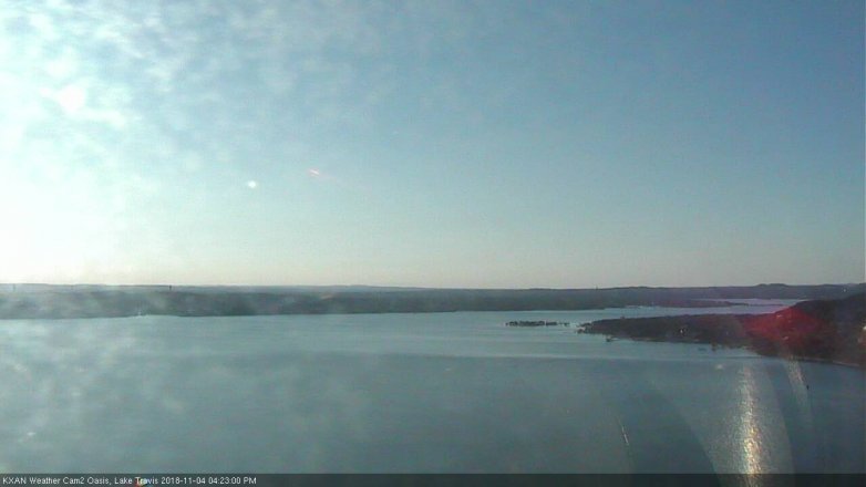 Lake Travis webcam, November 4, 2018 3:25 PM CT