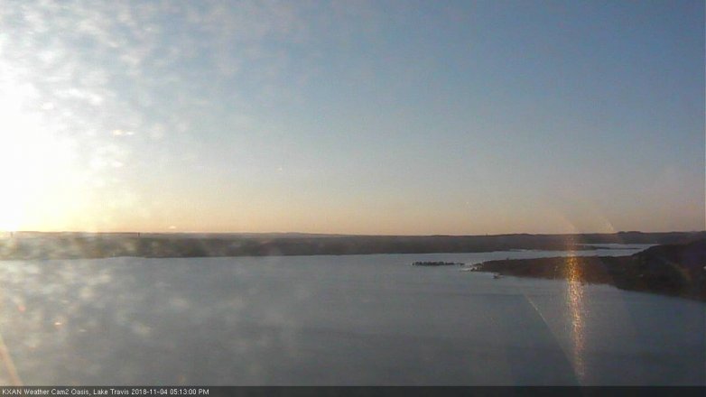 Lake Travis webcam, November 4, 2018 4:15 PM CT