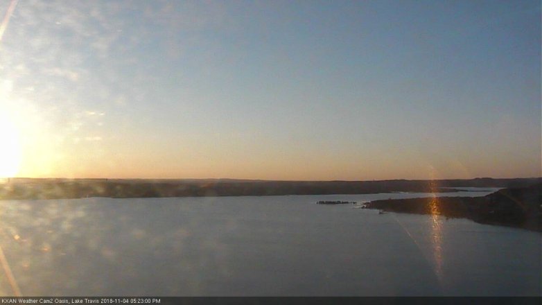 Lake Travis webcam, November 4, 2018 4:25 PM CT