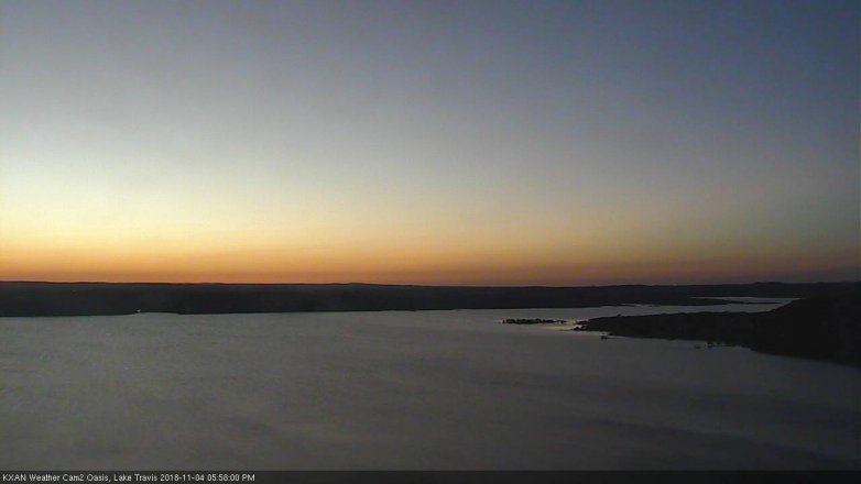 Lake Travis webcam, November 4, 2018 5:00 PM CT